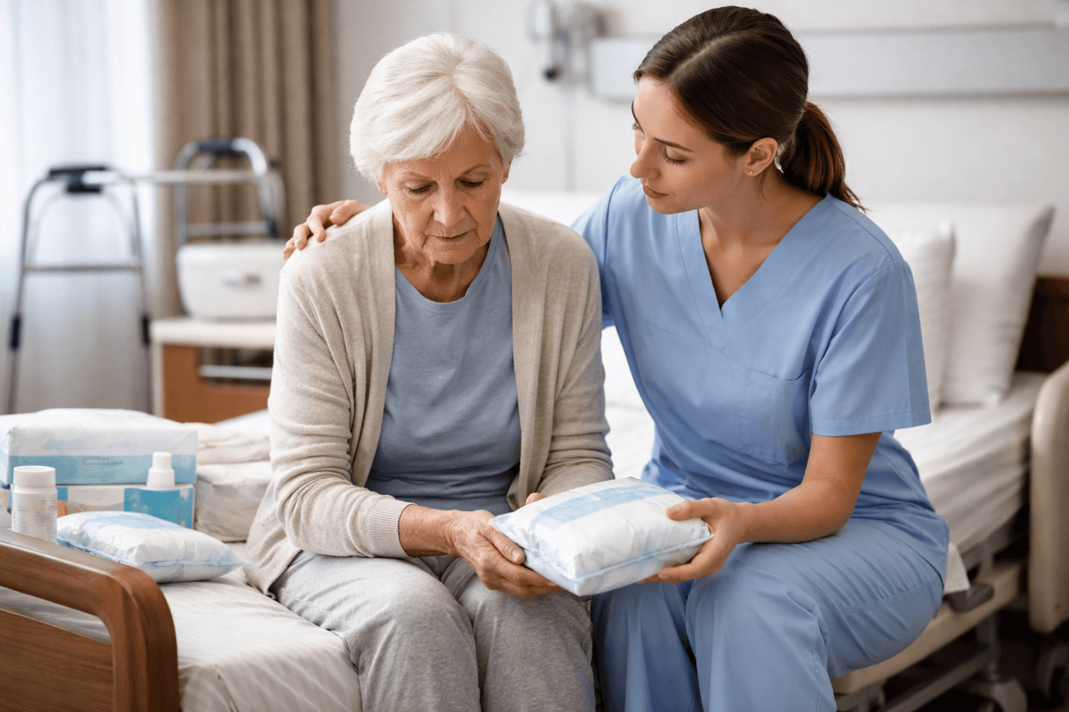 Нетримання сечі у літніх людей: як організувати догляд у пансіонаті?