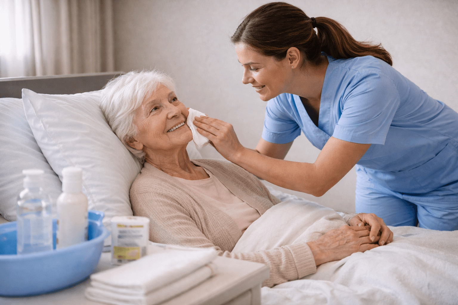 Гігієна лежачих пацієнтів: правила, розклад, контроль